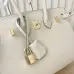 Birkin Handbag 25cm White #A50031