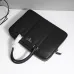Prada Hammered leather satchel - Black - Men size:38×29×6cm #A53544