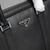 Prada Hammered leather satchel - Black - Men size:38×29×6cm #A53544