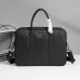 Prada Hammered leather satchel - Black - Men size:38×29×6cm #A53544