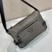 Coffee Prada Brique Saffiano leather bag size:28×17.5×10cm #A53543