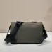 Coffee Prada Brique Saffiano leather bag size:28×17.5×10cm #A53543