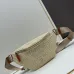 Prada Straw woven bag chest waist crossbody couple bag #A40596