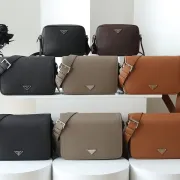 Prada Textured Leather Messenger Bag size:32×23×11cm #A53928