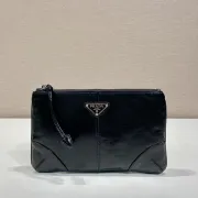 Men's Long Wallets In Leather And Re-nylon #A49962
