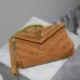 YSL Saint Laurent College Medium Studded Suede Crossbody size:24×17×6cm #A53740