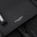 YSL Saint Laurent Sac De Jour Men's Black Grained Leather Backpack #A50336