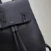 YSL Saint Laurent Sac De Jour Men's Black Grained Leather Backpack #A50336