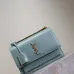 YSL Sunset Crossbody Bag Crocodile Embossed Leather size:22×8×6cm #A53694