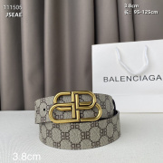 Balenciaga W3.8cm AAA+ Leather Belts #999930805