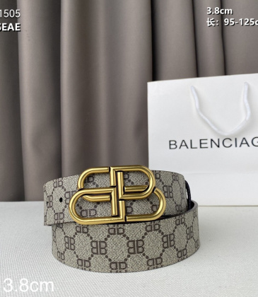 Balenciaga W3.8cm AAA+ Leather Belts #999930805