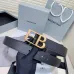 Good Quality Balenciaga Designer Belt Iconic BB Buckle #A46196