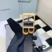Good Quality Balenciaga Designer Belt Iconic BB Buckle #A46196