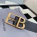 Good Quality Balenciaga Designer Belt Iconic BB Buckle #A46196