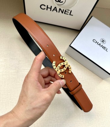 Chanel AAA+ Leather Belts 3cm #A33420