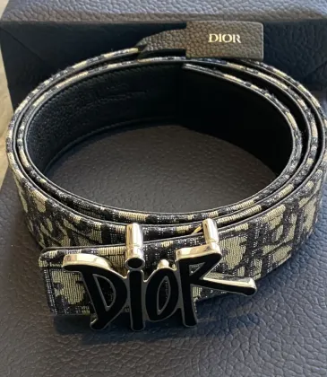 Dior x Stussy Onlique Belt and Shawn Buckle Reversible #A53818
