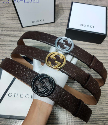 Gucci AAA+ Leather Belts W4cm #9129911