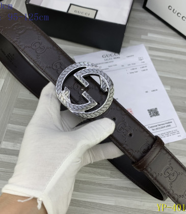 Gucci AAA+ Leather Belts for Men W4cm #9129891