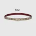 Women's Gucci AAA+ Belts Reversible GG Marmont thin belt #A52442