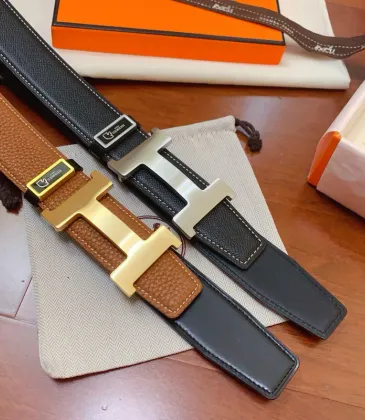HERMES AAA+ Belts Luxury Design Fashion Original leather  Genuine packaging width:3.8cm #A53990