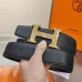 HERMES AAA+ Belts Luxury Design Fashion Original leather  Genuine packaging width:3.8cm #A53993