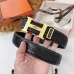 Hermes H Buckle Leather Belt 3.8 cm #A45674