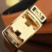 Hermès Classic Leather Belt with H Logo Buckle #A46197