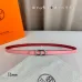 Luxury Design Fashion Original leather Epsom HERMES AAA+ Belts for woman Genuine packaging width:1.3cm #A53969