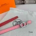 Luxury Design Fashion Original leather Epsom HERMES AAA+ Belts for woman Genuine packaging width:1.3cm #A53969