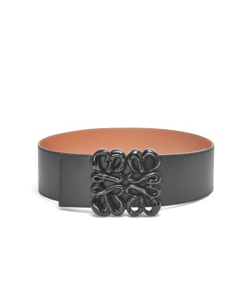 Loeve Reversible Anagram Leather Waist Belt W3.8cm #999931337