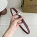 Loewe Leather Belts Luxury Design Fashion Original leather Genuine packaging width:1.5cm #A53999