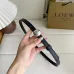 Loewe Leather Belts Luxury Design Fashion Original leather Genuine packaging width:1.5cm #A53999