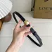 Loewe Leather Belts Luxury Design Fashion Original leather Genuine packaging width:1.5cm #A53999