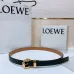 Loewe Leather Belts Luxury Design Fashion Original leather Genuine packaging width:2.0cm #A53996