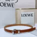 Loewe Leather Belts Luxury Design Fashion Original leather Genuine packaging width:2.0cm #A53996