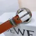 Loewe Leather Belts Luxury Design Fashion Original leather Genuine packaging width:2.0cm #A53996