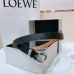 Loewe Leather Belts Luxury Design Fashion Original leather Genuine packaging width:2.0cm #A53996