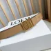 Loewe Leather Belts Luxury Design Fashion Original leather Genuine packaging width:2.8cm #A53997