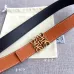 Loewe Leather Belts Luxury Design Fashion Original leather Genuine packaging width:3.2cm #A54000