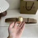 Loewe Leather Belts Luxury Design Fashion Original leather Genuine packaging width:3.2cm #A54001
