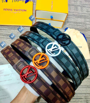 Louis Vuitton AAA+ Leather Belts W4cm #9129998