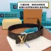 Men's Louis Vuitton AAA+ Belts 4CM Silver/Gold Belt Buckle #A44624