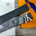 Men's Louis Vuitton AAA+ reversible Leather Belts W4cm #9129987