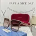Gucci AAA Sunglasses Fashion luxury classic  outdoor Sunglasses #A53496
