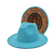 British Style Leopard Unisex Fedora Hat