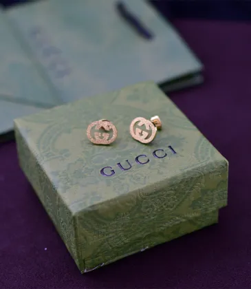 Heritage Gold Studs Classic Interlocking G Design earring #A52291