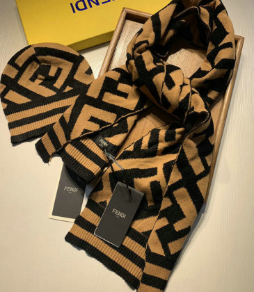 Fendi Wool knitted Scarf and cap #999909593