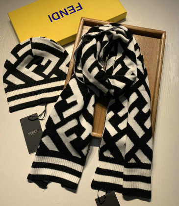 Fendi Wool knitted Scarf and cap #999909596