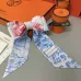 HERMES Scarf Small scarf decorate the bag scarf strap #A48565