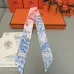 HERMES Scarf Small scarf decorate the bag scarf strap #A48565